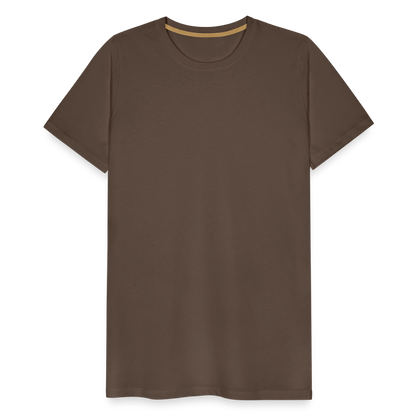 Camiseta premium hombre - marrón noble