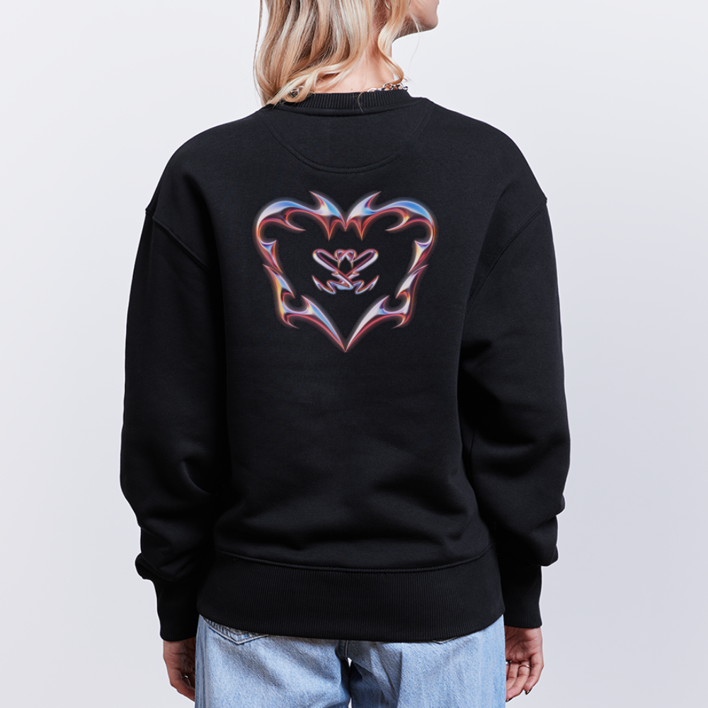 CREWNECK GOTHIC BUBBLE - negro