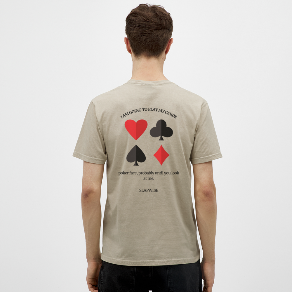 CAMISETA POKER - beige arena