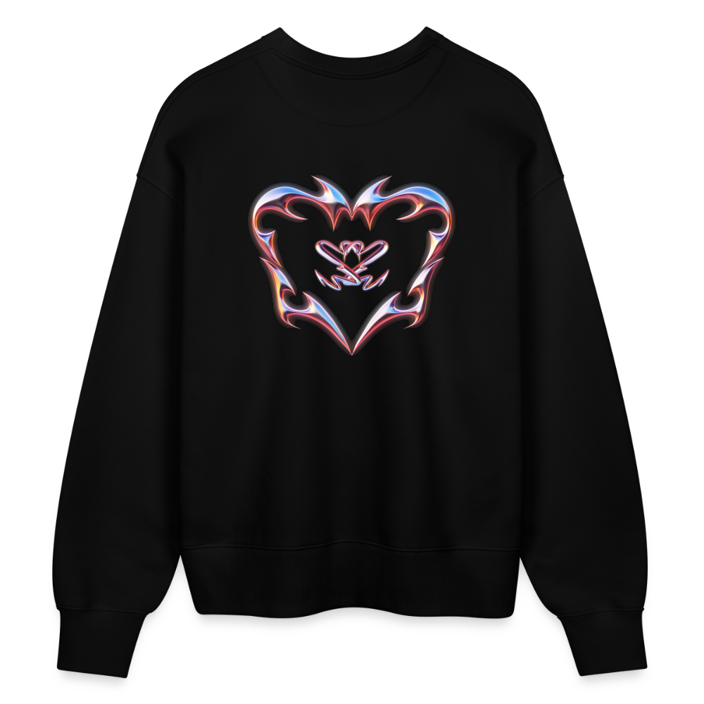 CREWNECK GOTHIC BUBBLE - negro