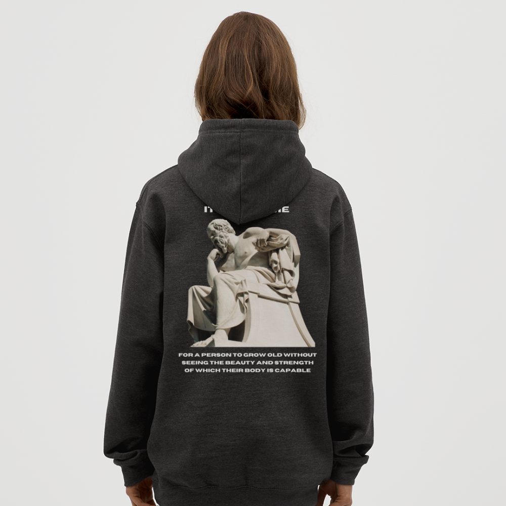 SUDADERA MEMENTO MORI - antracita