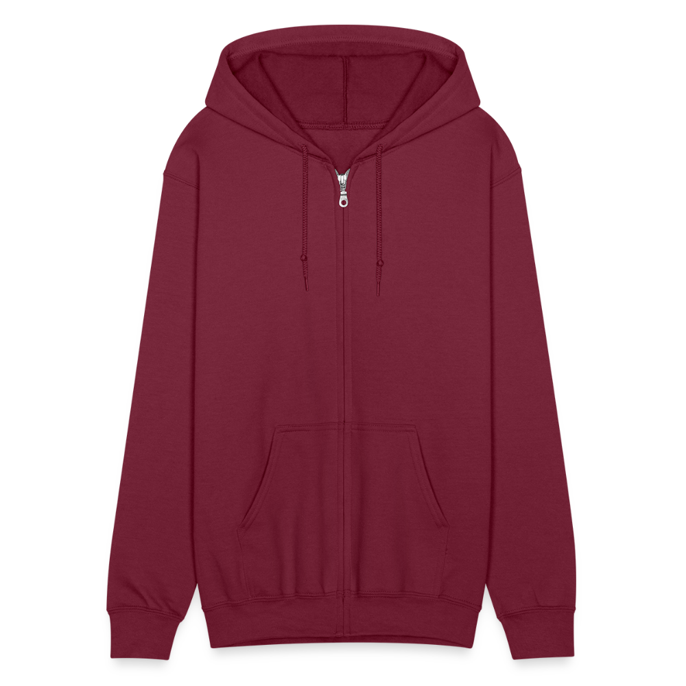 05 medio Chaqueta con capucha de alto gramaje para hombre - maroon