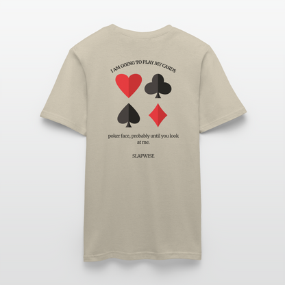 CAMISETA POKER - beige arena