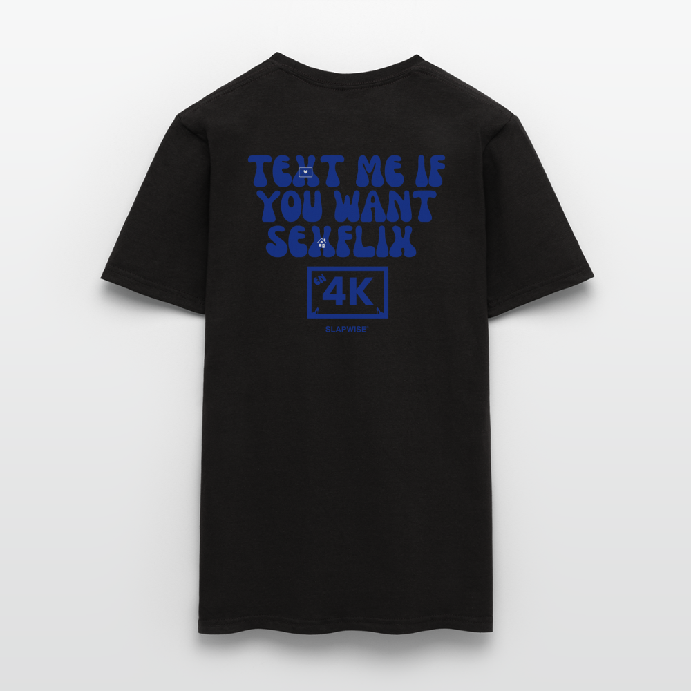 CAMISETA TEXT ME - negro