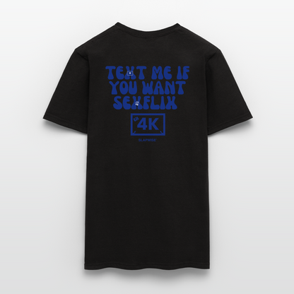 CAMISETA TEXT ME - negro