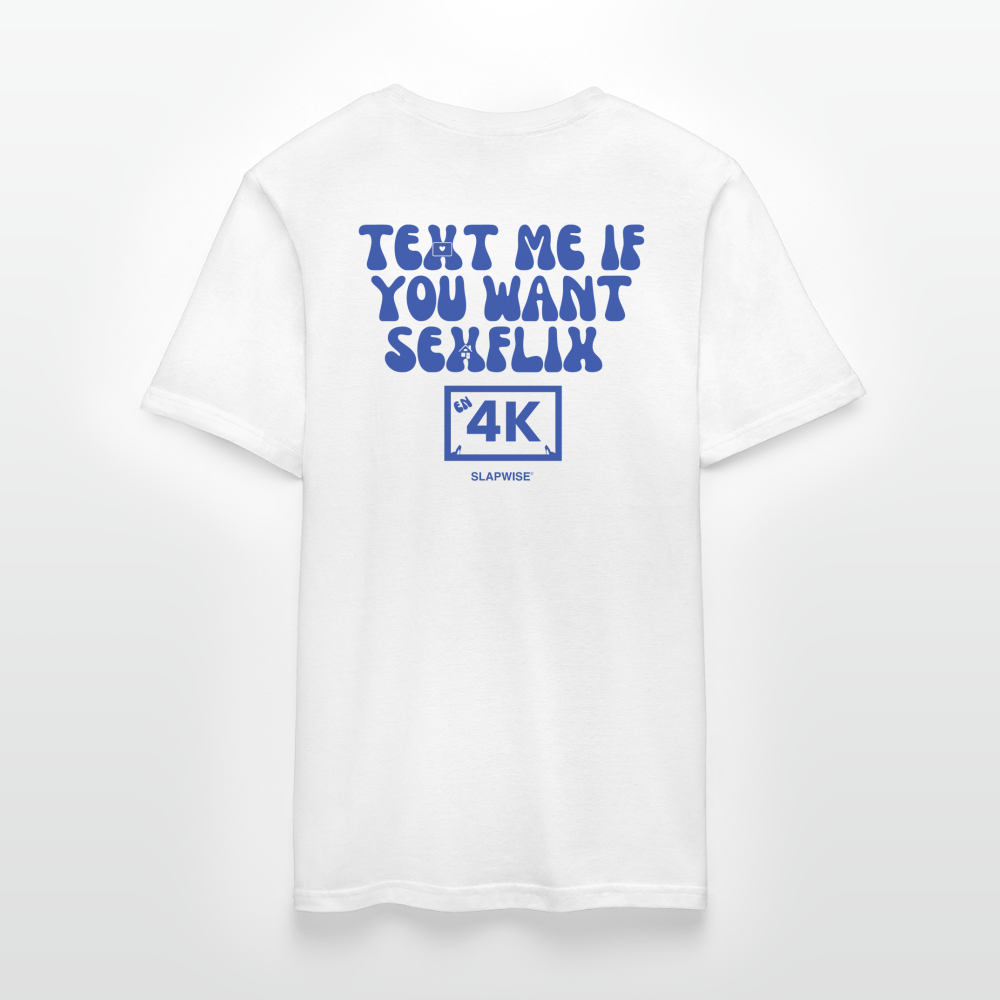 CAMISETA TEXT ME - blanco