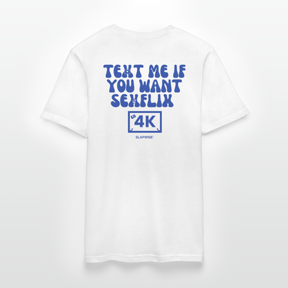 CAMISETA TEXT ME - blanco