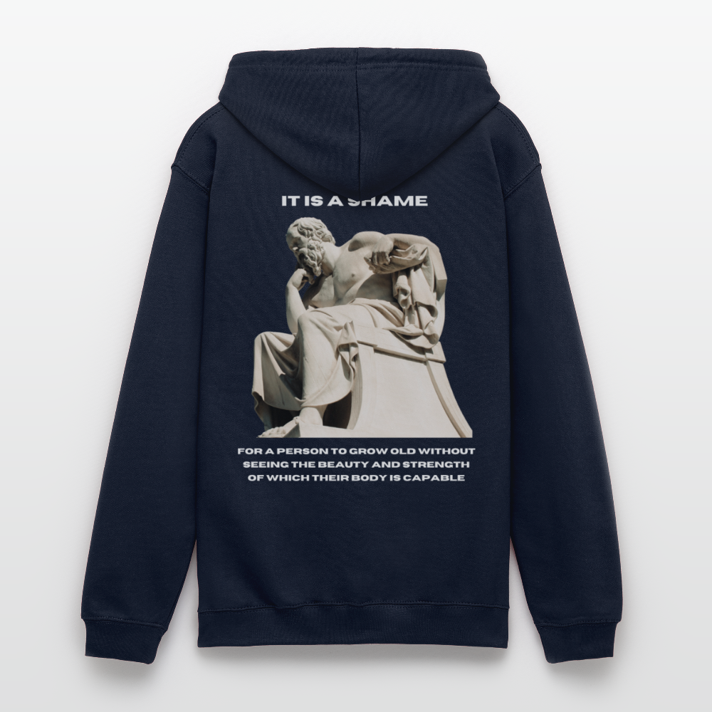 SUDADERA MEMENTO MORI - azul marino