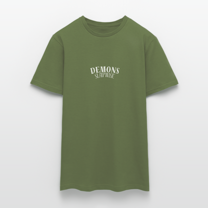 CAMISETA DEMONS - verde oliva