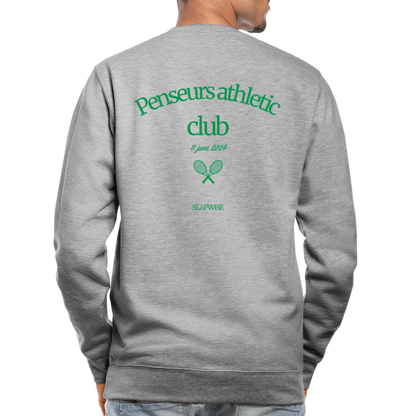 CREWNECK PENSEUR CLUB - jaspeado blanco gris