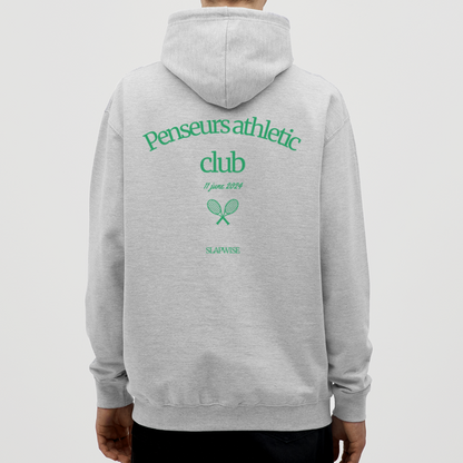 SUDADERA PENSEURS CLUB - gris claro jaspeado