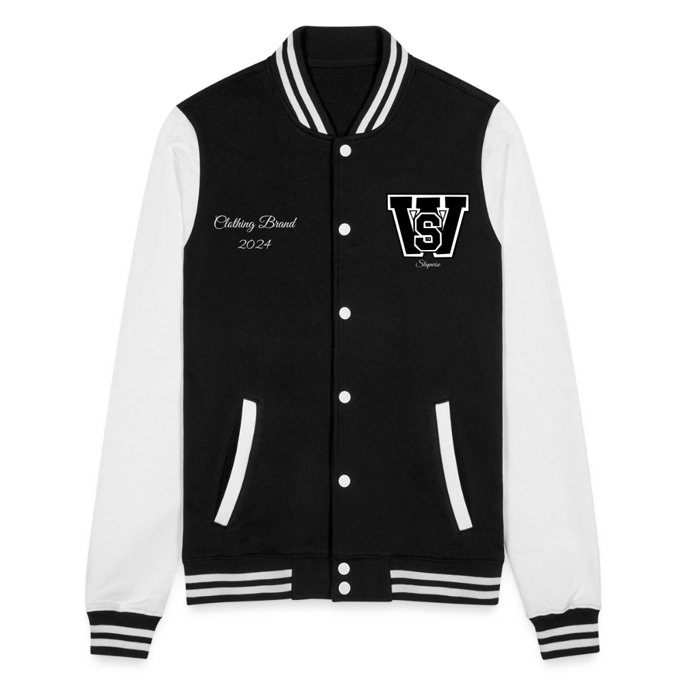 VARSITY JACKET HARVARD - negro/blanco