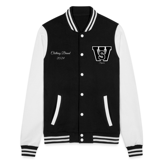 VARSITY JACKET HARVARD - negro/blanco