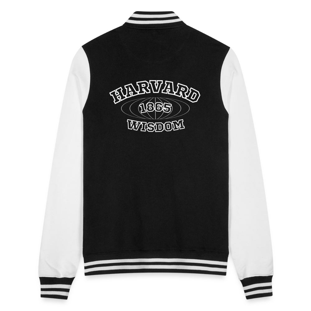 VARSITY JACKET HARVARD - negro/blanco