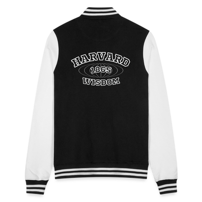 VARSITY JACKET HARVARD - negro/blanco