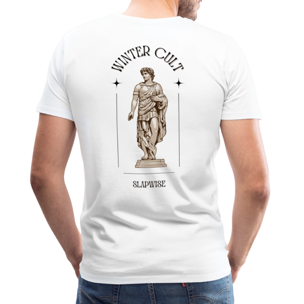 Camiseta premium hombre - blanco