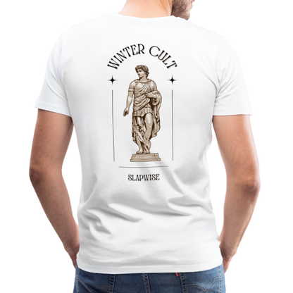 Camiseta premium hombre - blanco