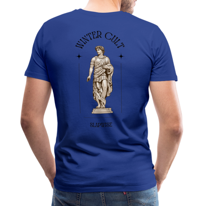 Camiseta premium hombre - azul real