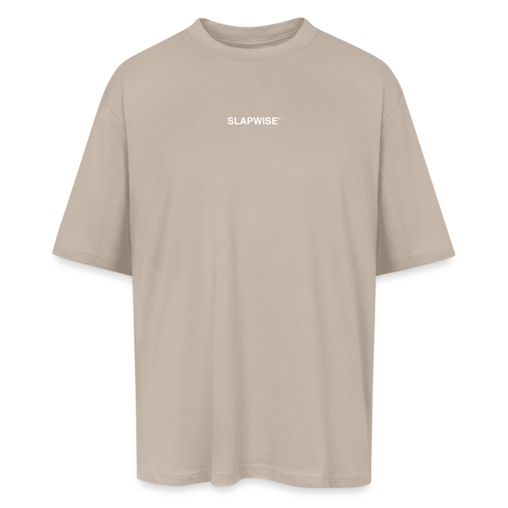 000 Camiseta oversize unisex - sahara