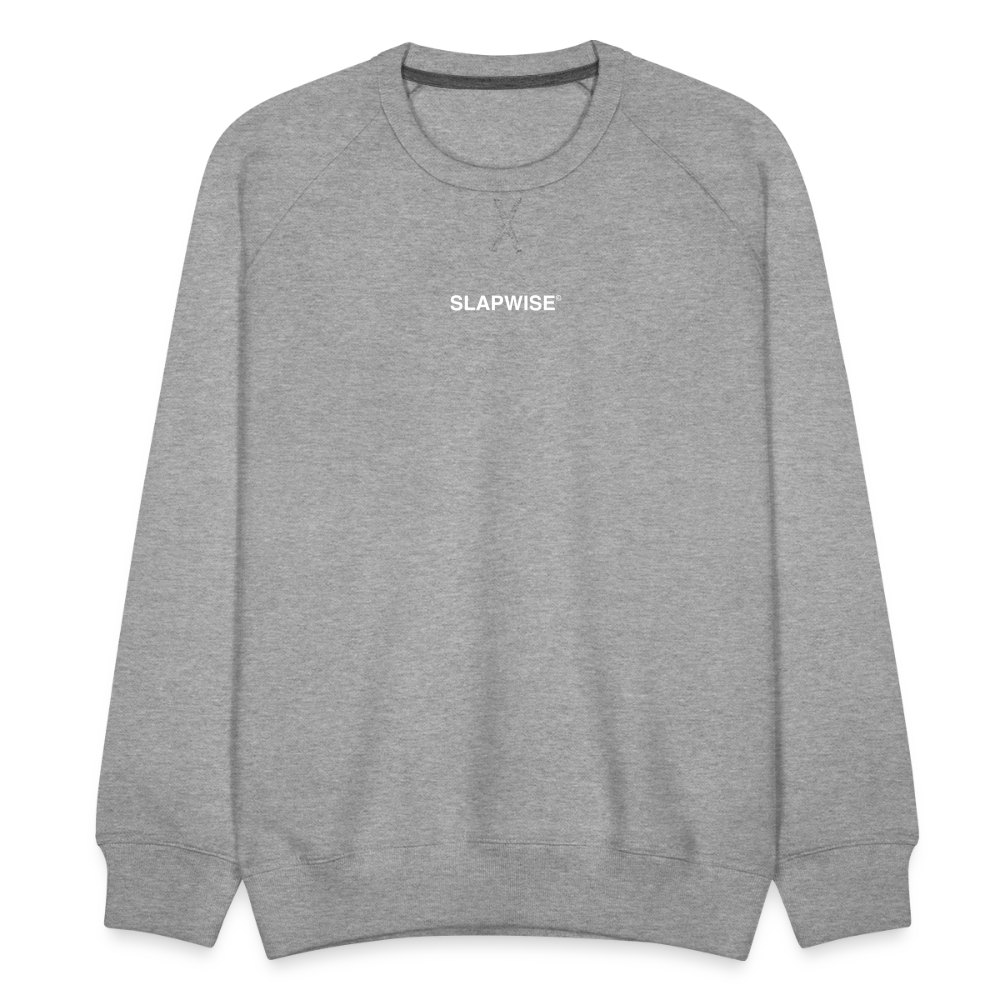 04 medio Sudadera premium para hombre - gris jaspeado