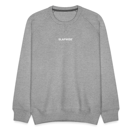 04 medio Sudadera premium para hombre - gris jaspeado