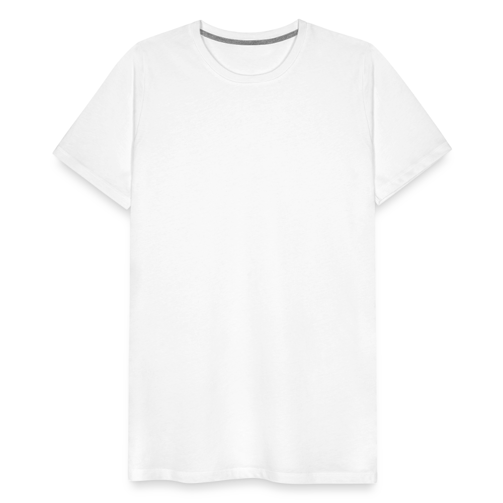 Camiseta premium hombre - blanco