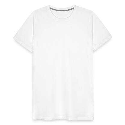 Camiseta premium hombre - blanco