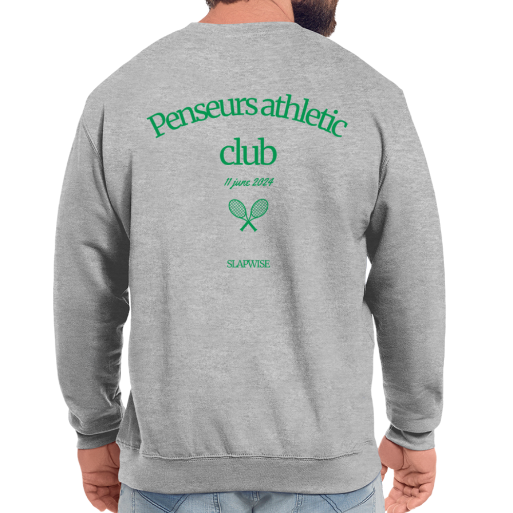 CREWNECK PENSEUR CLUB - jaspeado blanco gris