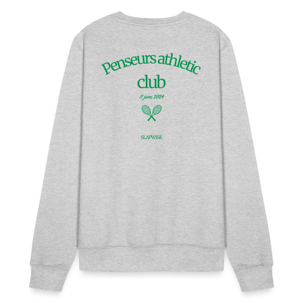 CREWNECK PENSEUR CLUB - jaspeado blanco gris