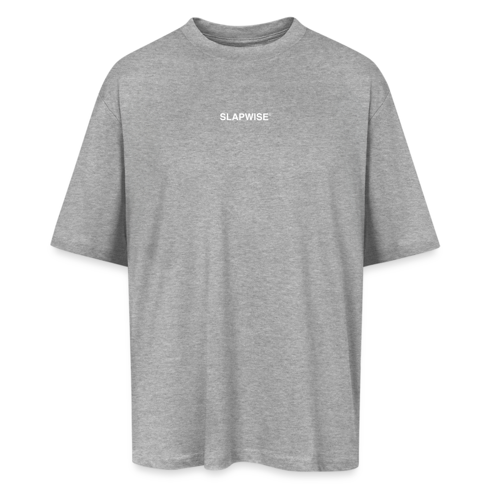 000 Camiseta oversize unisex - gris jaspeado