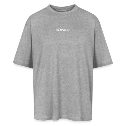 000 Camiseta oversize unisex - gris jaspeado