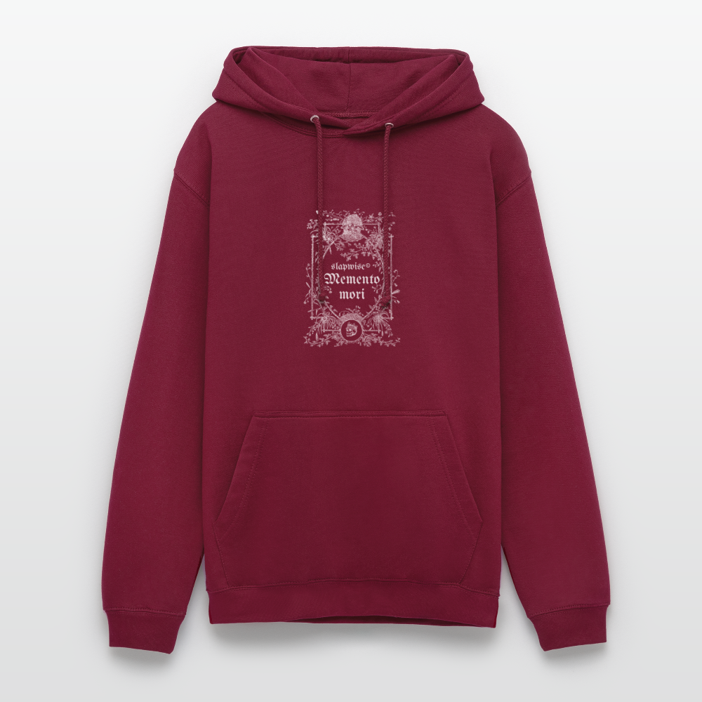 SUDADERA MEMENTO MORI - rojo bordeaux