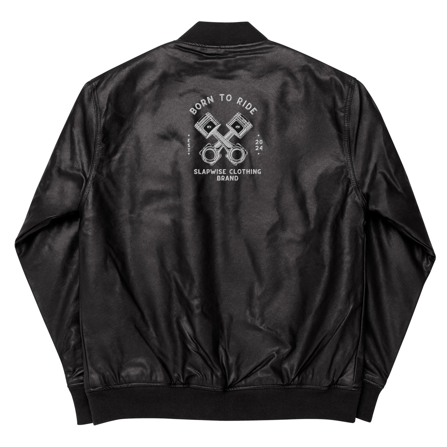 LEATHER BOMBER JACKET SKYLINE