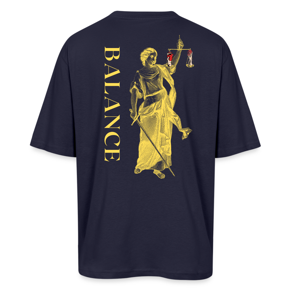 BALANCE OVERSIZE T-SHIRT - french navy