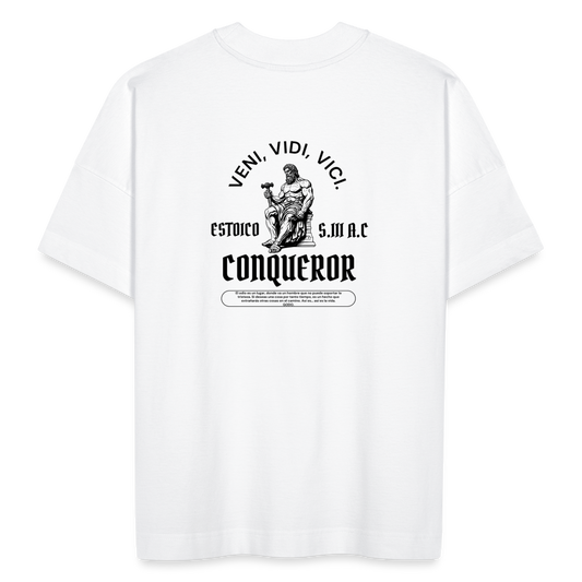 CONQUEROR OVERSIZE T-SHIRT - white