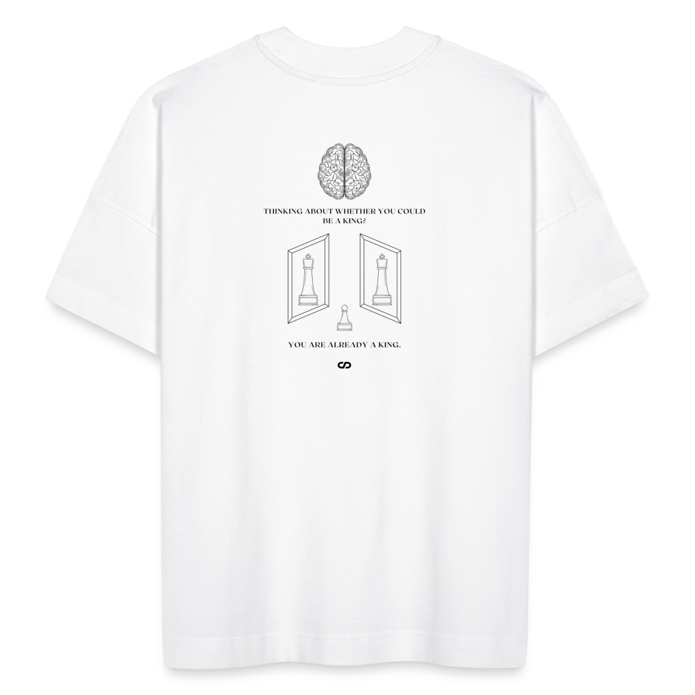 AA thinKING OVERSIZE T-SHIRT WHITE - white