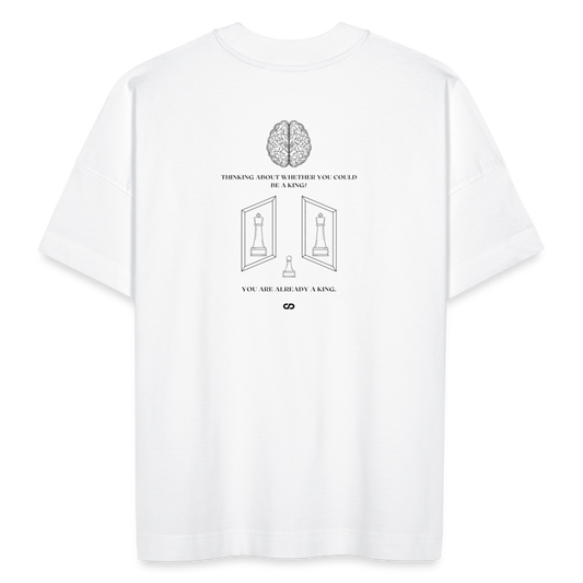 AA thinKING OVERSIZE T-SHIRT WHITE - white