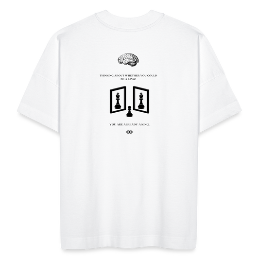 thinKING OVERSIZE T-SHIRT WHITE 2.0 - white