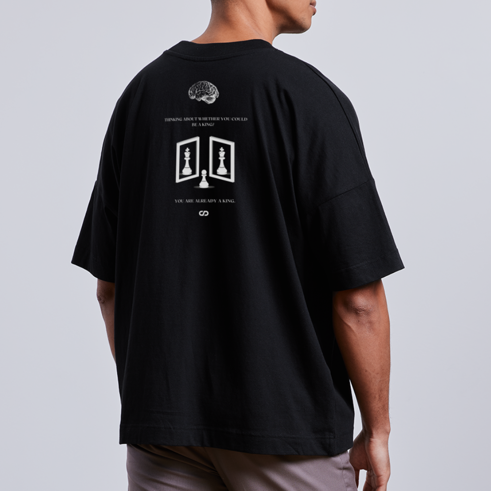 thinKING OVERSIZE T-SHIRT 2.0 - black