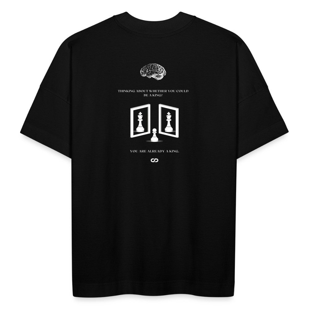 thinKING OVERSIZE T-SHIRT 2.0 - black