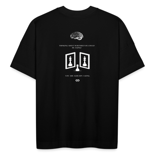 thinKING OVERSIZE T-SHIRT 2.0 - black