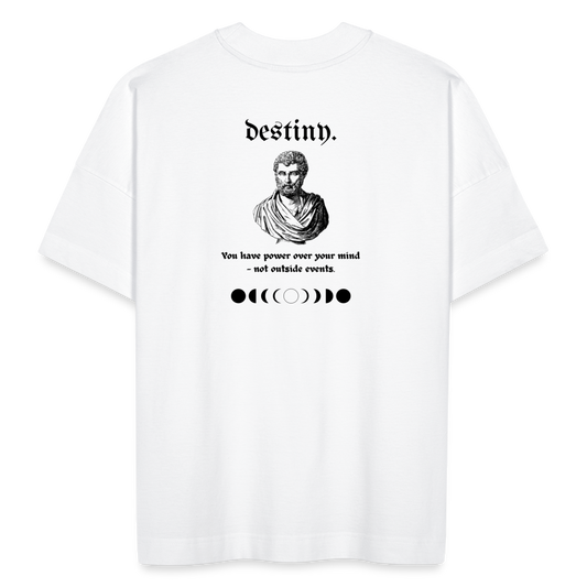 DESTINY OVERSIZE T-SHIRT - white