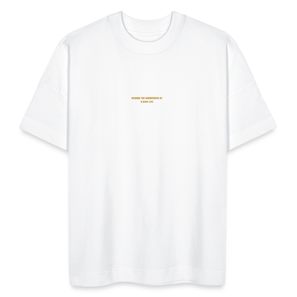 GREEK GOD OVERSIZE T-SHIRT - white