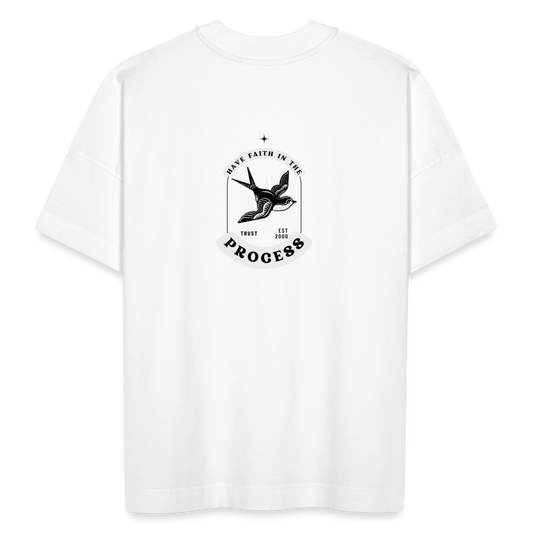 FAITH PROCESS OVERSIZE T-SHIRT - white