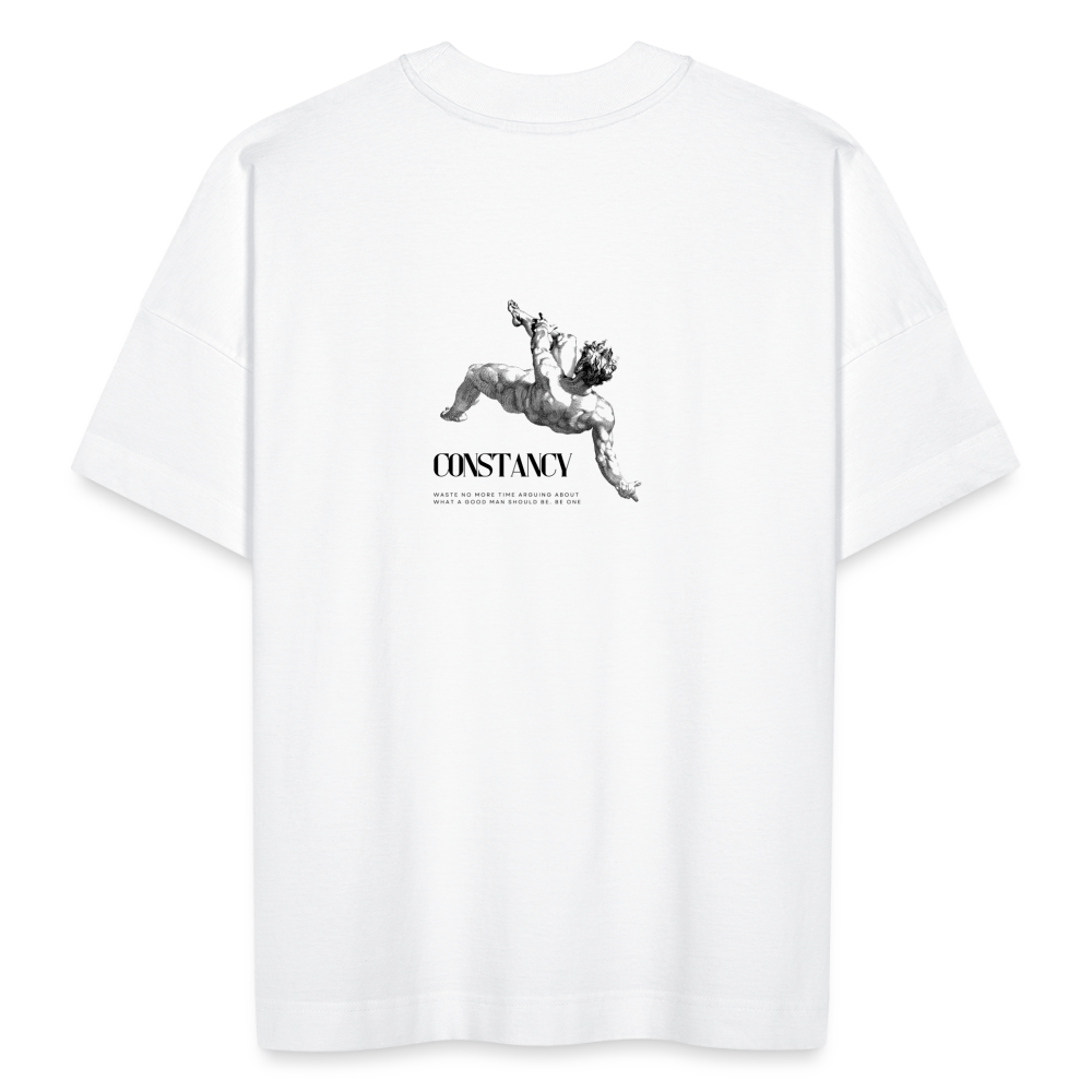 IKAROS FALLEN OVERSIZE T-SHIRT WHITE - white