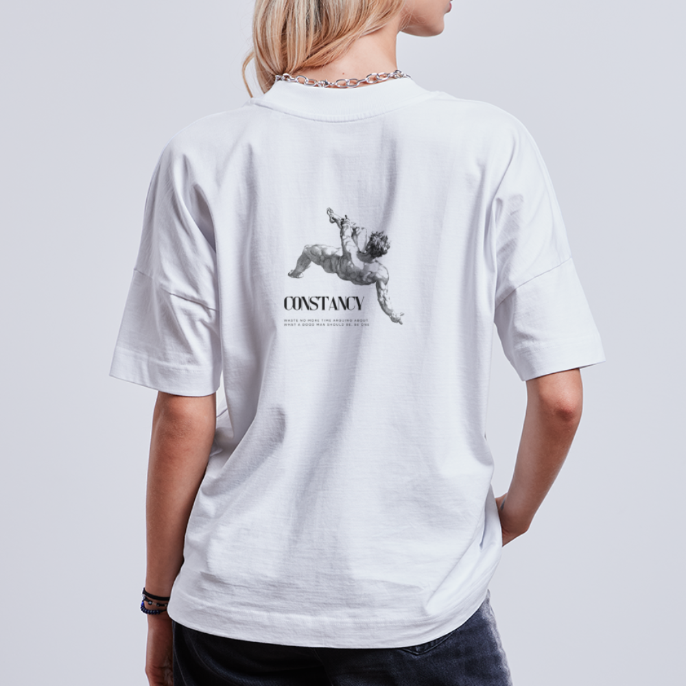 IKAROS FALLEN OVERSIZE T-SHIRT WHITE - white