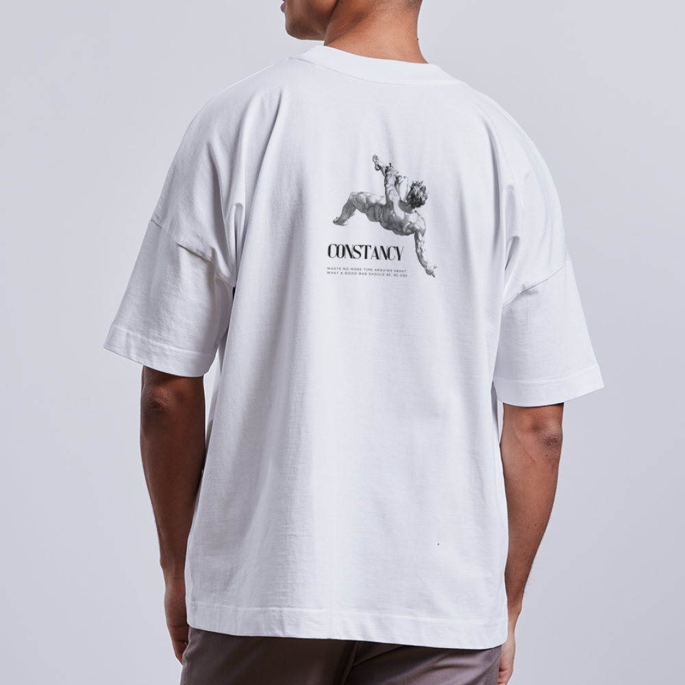 IKAROS FALLEN OVERSIZE T-SHIRT WHITE - white